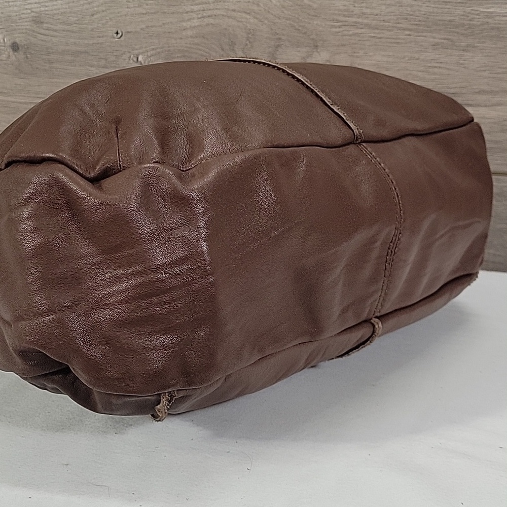 Anthropologie Bica Cheia Brown Leather Tote Bag - Picture 5 of 12